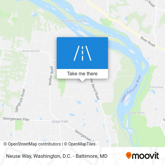 Neuse Way map