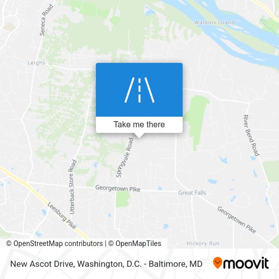 New Ascot Drive map