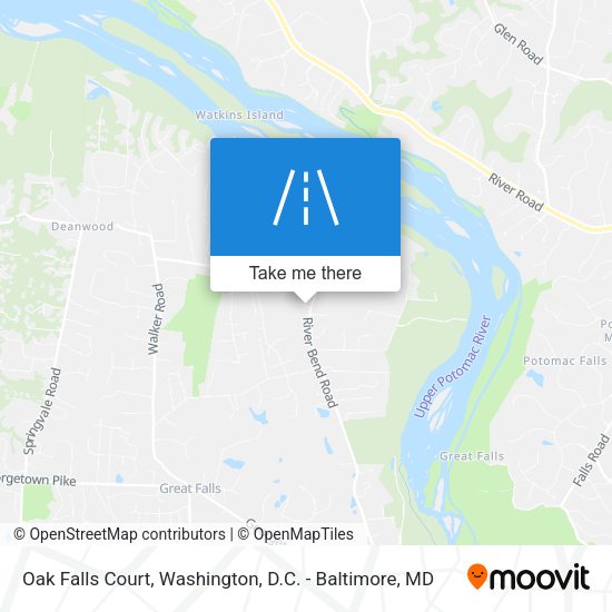 Mapa de Oak Falls Court