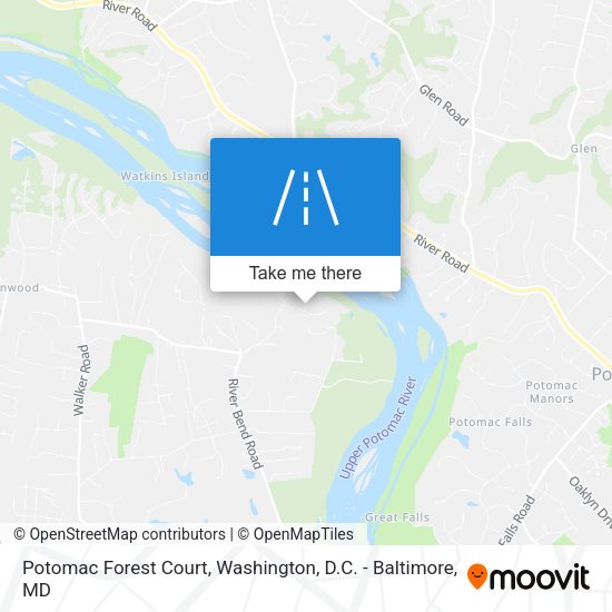 Potomac Forest Court map