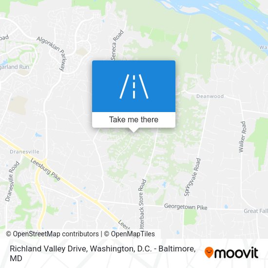 Mapa de Richland Valley Drive