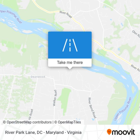 River Park Lane map