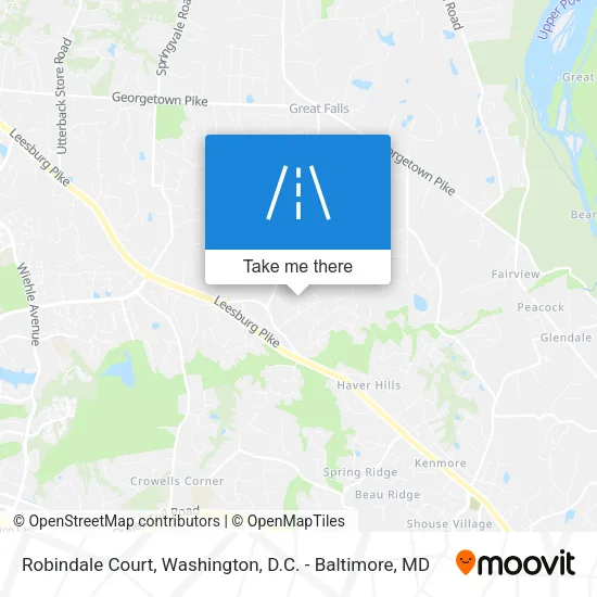 Robindale Court map