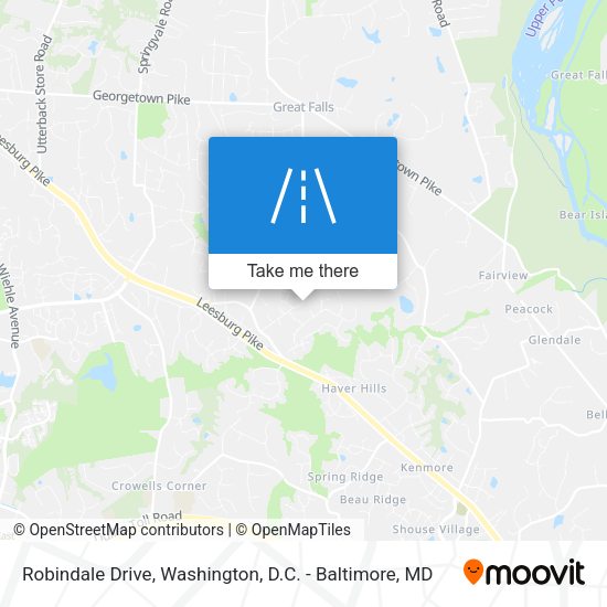 Robindale Drive map