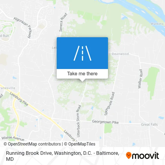 Running Brook Drive map