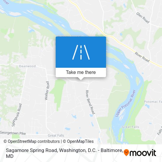 Sagamore Spring Road map