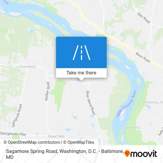 Sagamore Spring Road map