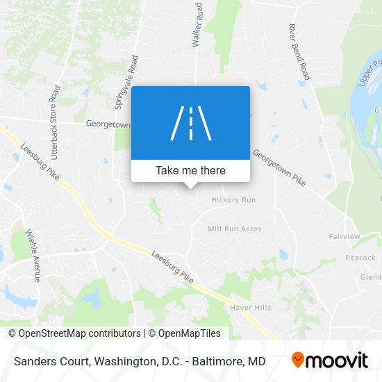 Sanders Court map