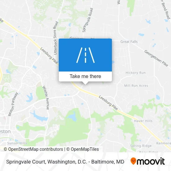 Mapa de Springvale Court