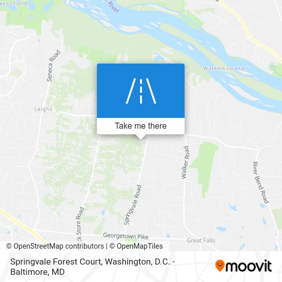 Springvale Forest Court map