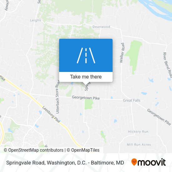 Springvale Road map