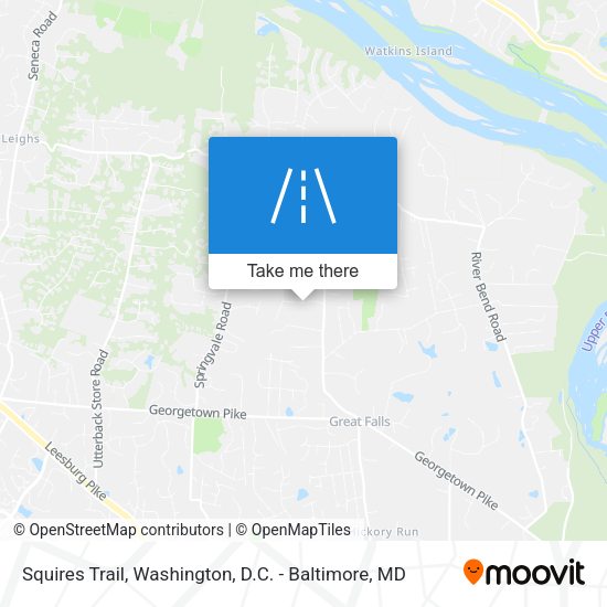 Squires Trail map