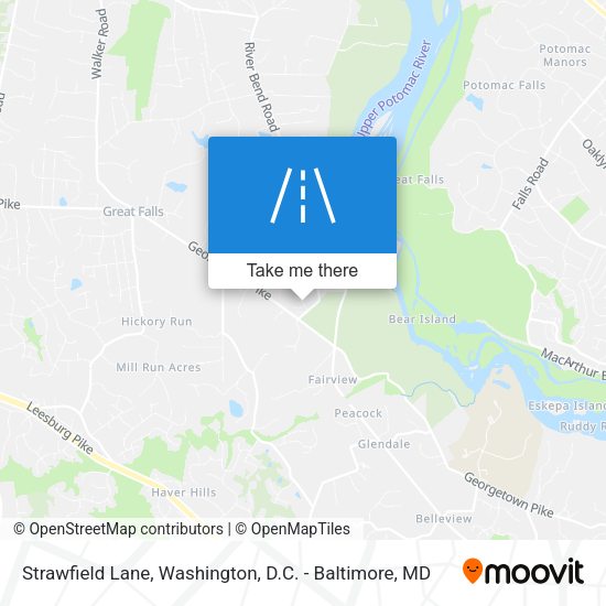 Strawfield Lane map