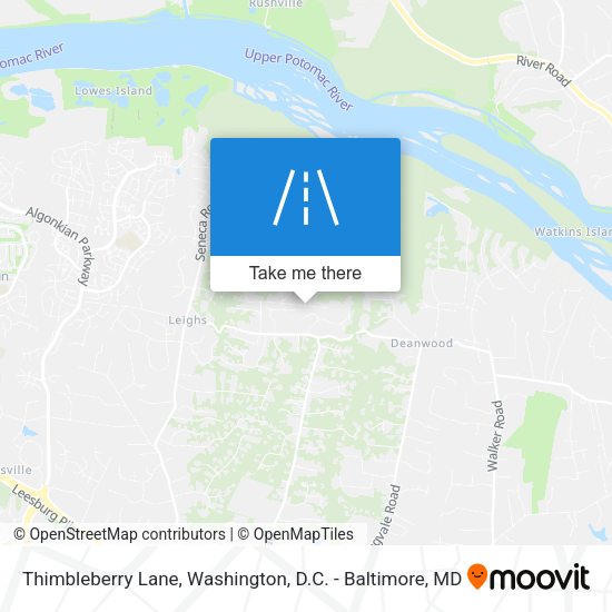Mapa de Thimbleberry Lane