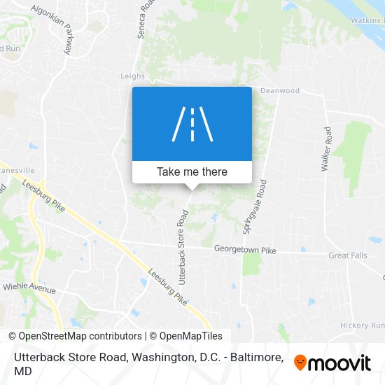 Utterback Store Road map