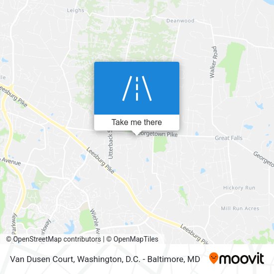 Mapa de Van Dusen Court