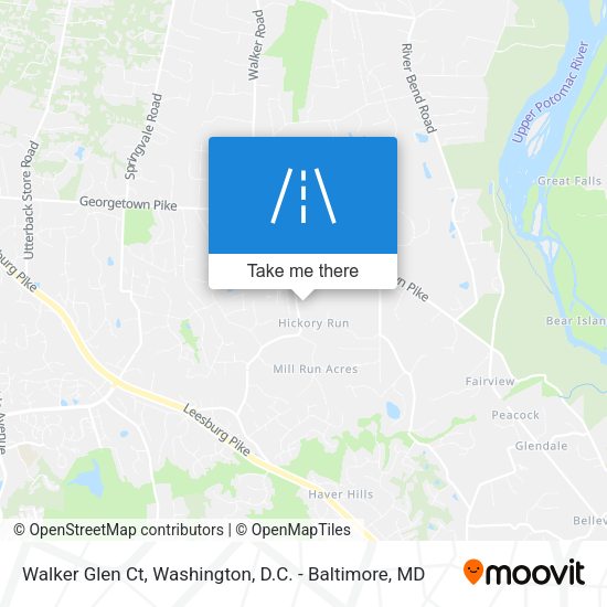 Mapa de Walker Glen Ct