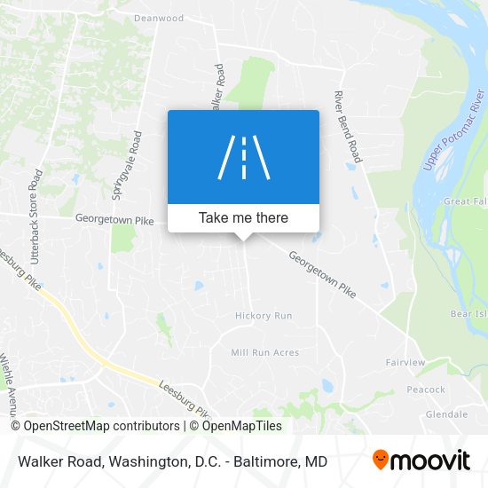 Mapa de Walker Road