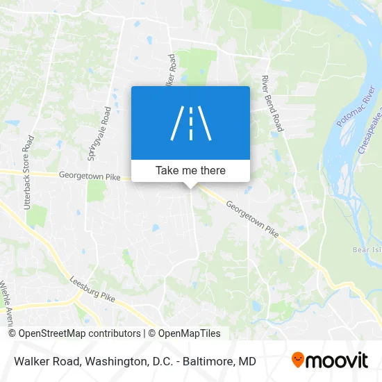 Walker Road map