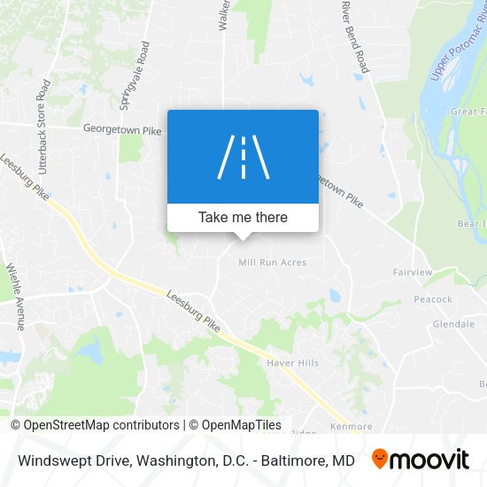 Windswept Drive map