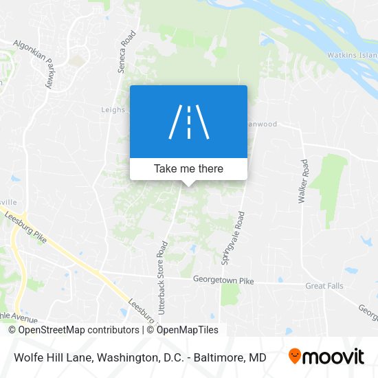 Wolfe Hill Lane map