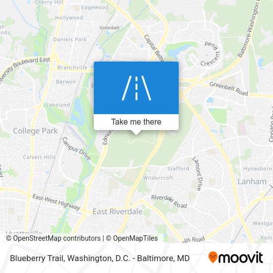 Blueberry Trail map