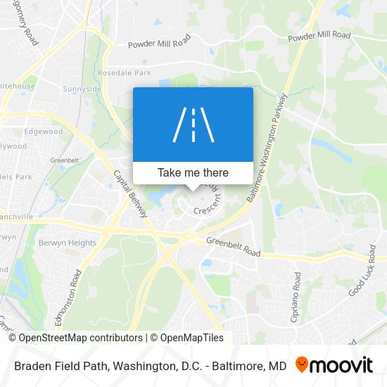 Braden Field Path map