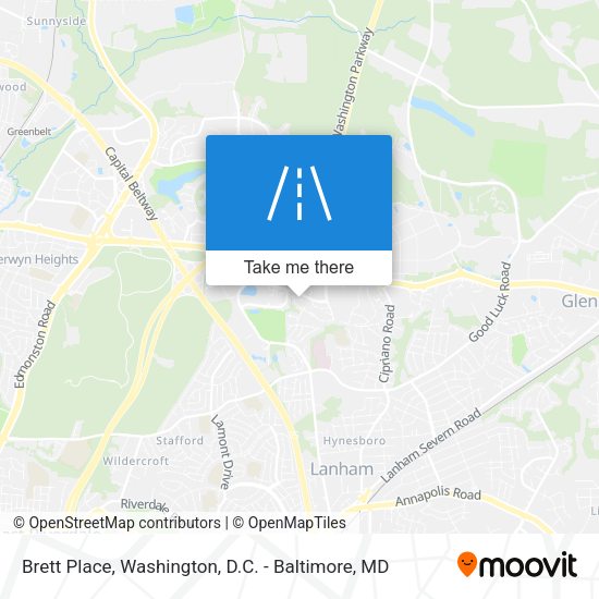Brett Place map