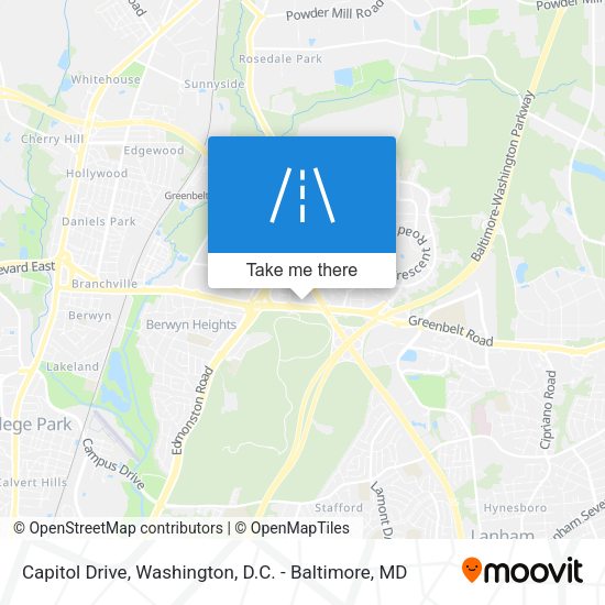 Mapa de Capitol Drive