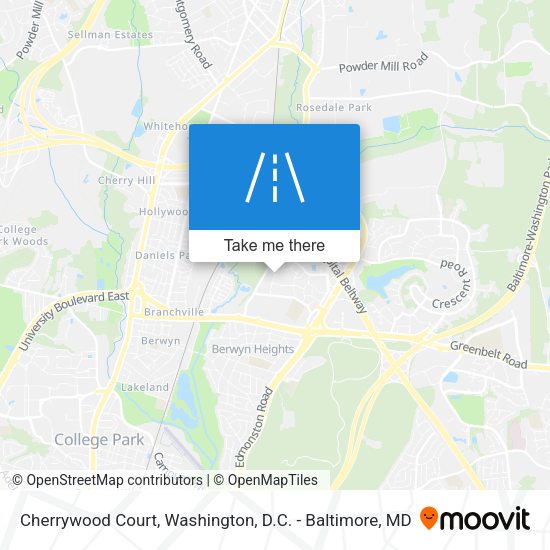 Cherrywood Court map
