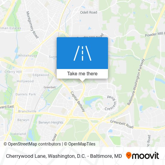 Mapa de Cherrywood Lane