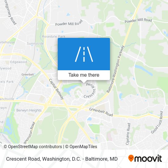 Crescent Road map