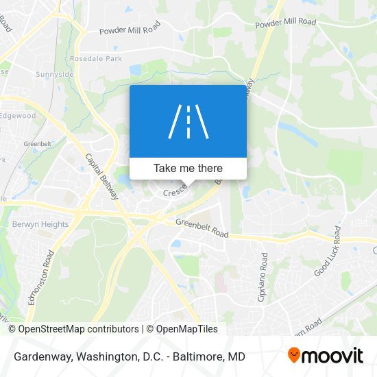 Gardenway map