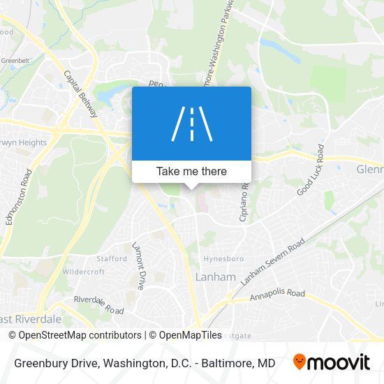 Mapa de Greenbury Drive