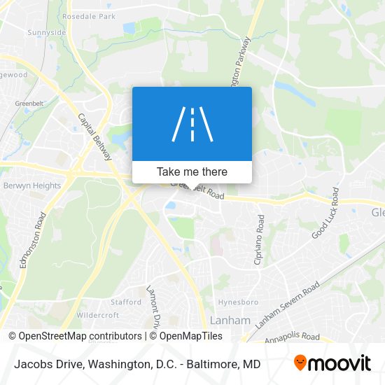Jacobs Drive map