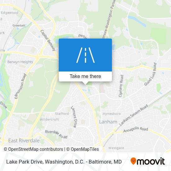 Lake Park Drive map