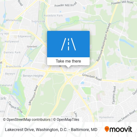 Lakecrest Drive map