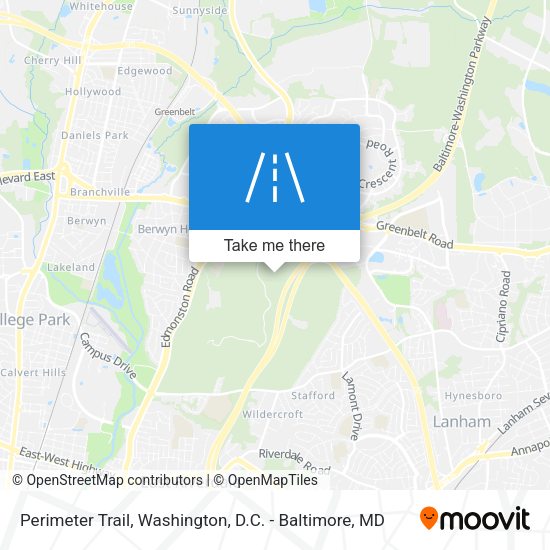 Mapa de Perimeter Trail