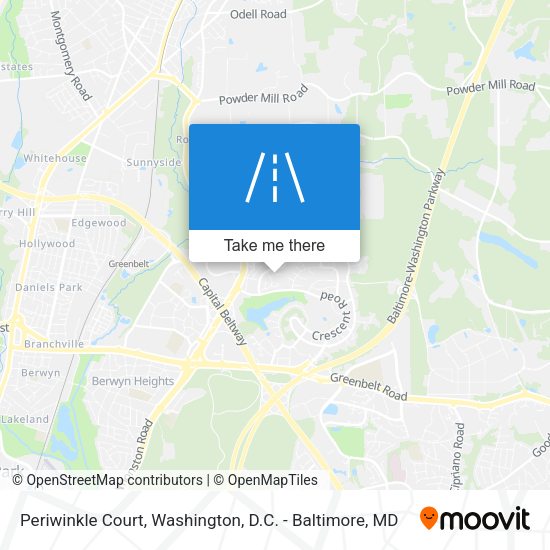 Mapa de Periwinkle Court
