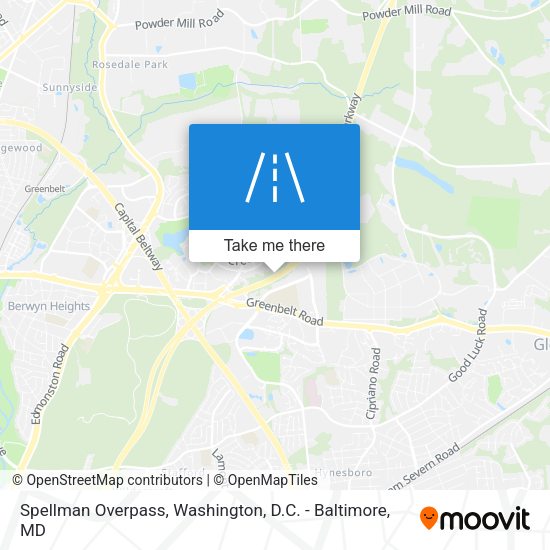 Spellman Overpass map