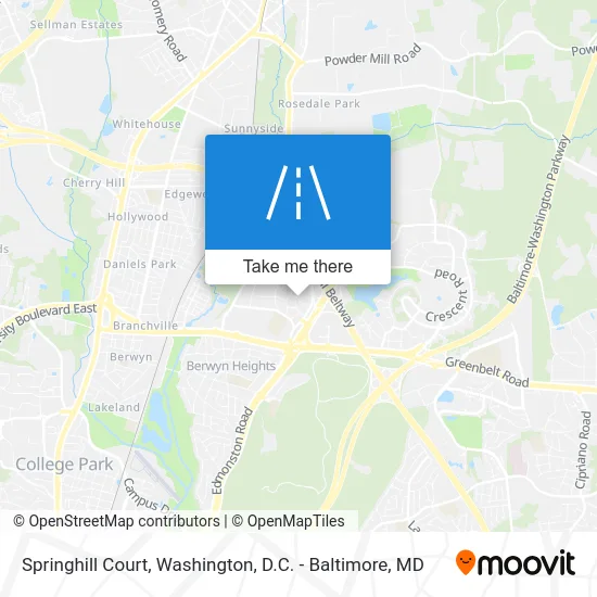 Springhill Court map