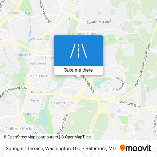 Springhill Terrace map