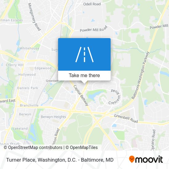 Turner Place map