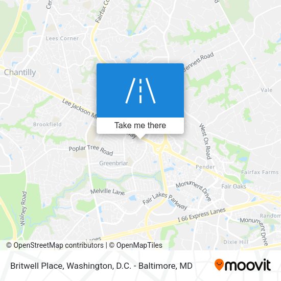 Britwell Place map