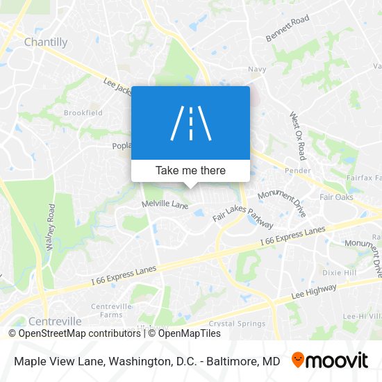 Maple View Lane map