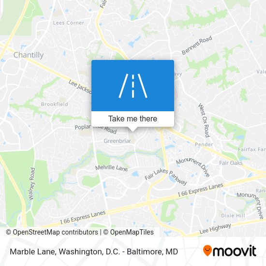 Marble Lane map
