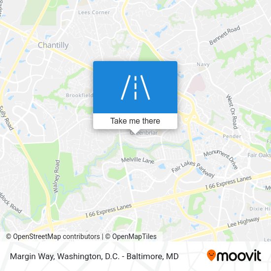 Mapa de Margin Way