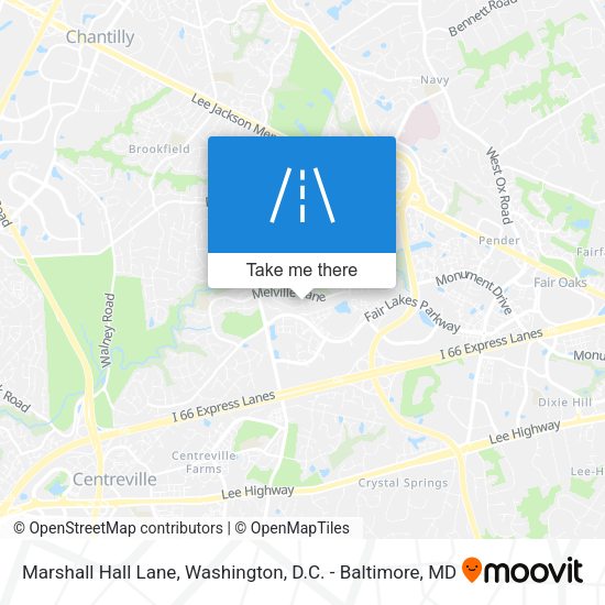 Marshall Hall Lane map