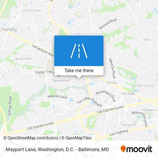 Mayport Lane map
