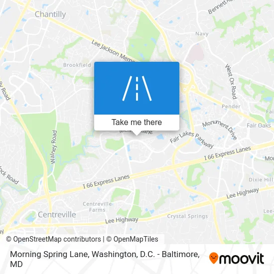 Morning Spring Lane map